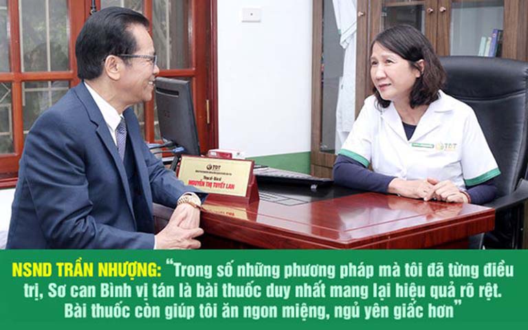 NSND Trần Nhượng chia sẻ về hiệu quả bài thuốc tại Thuốc dân tộc