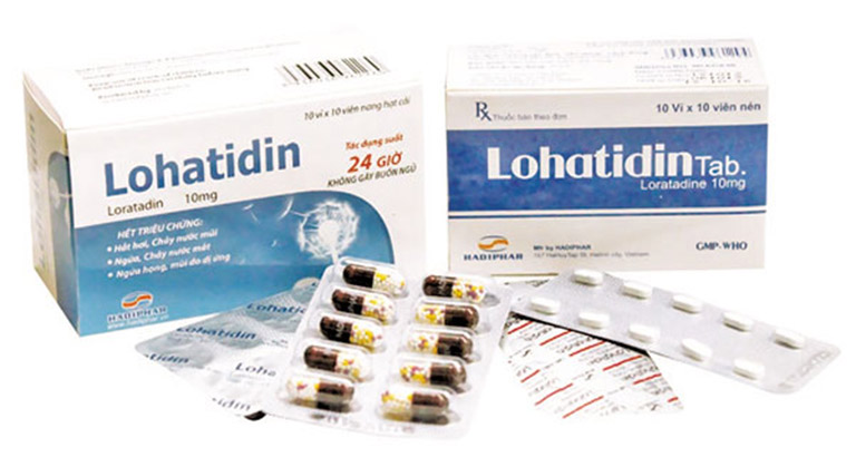 Thuốc Loratadine trị mề đay mẩn ngứa phổ biến