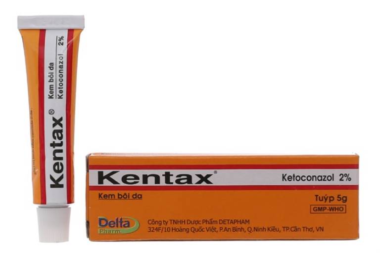 Kem bôi trị nấm da đầu Kentax 2%